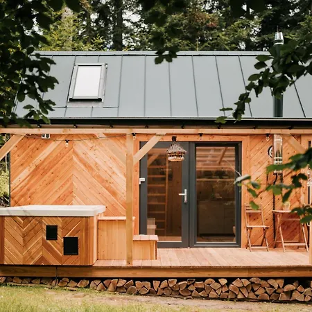 Casa de Férias Tiny House Nad Potokiem Sidzina