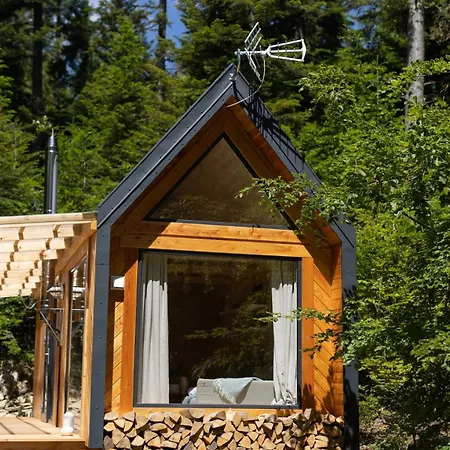 Tiny House Nad Potokiem Casa de Férias Sidzina